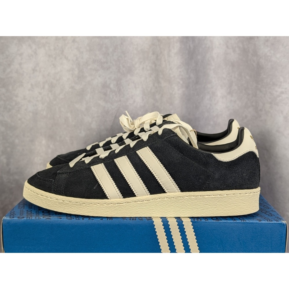 Adidas Originals Jabbar Lo Core Black Off White Suede Sneakers JI3433 Mens‎ 11